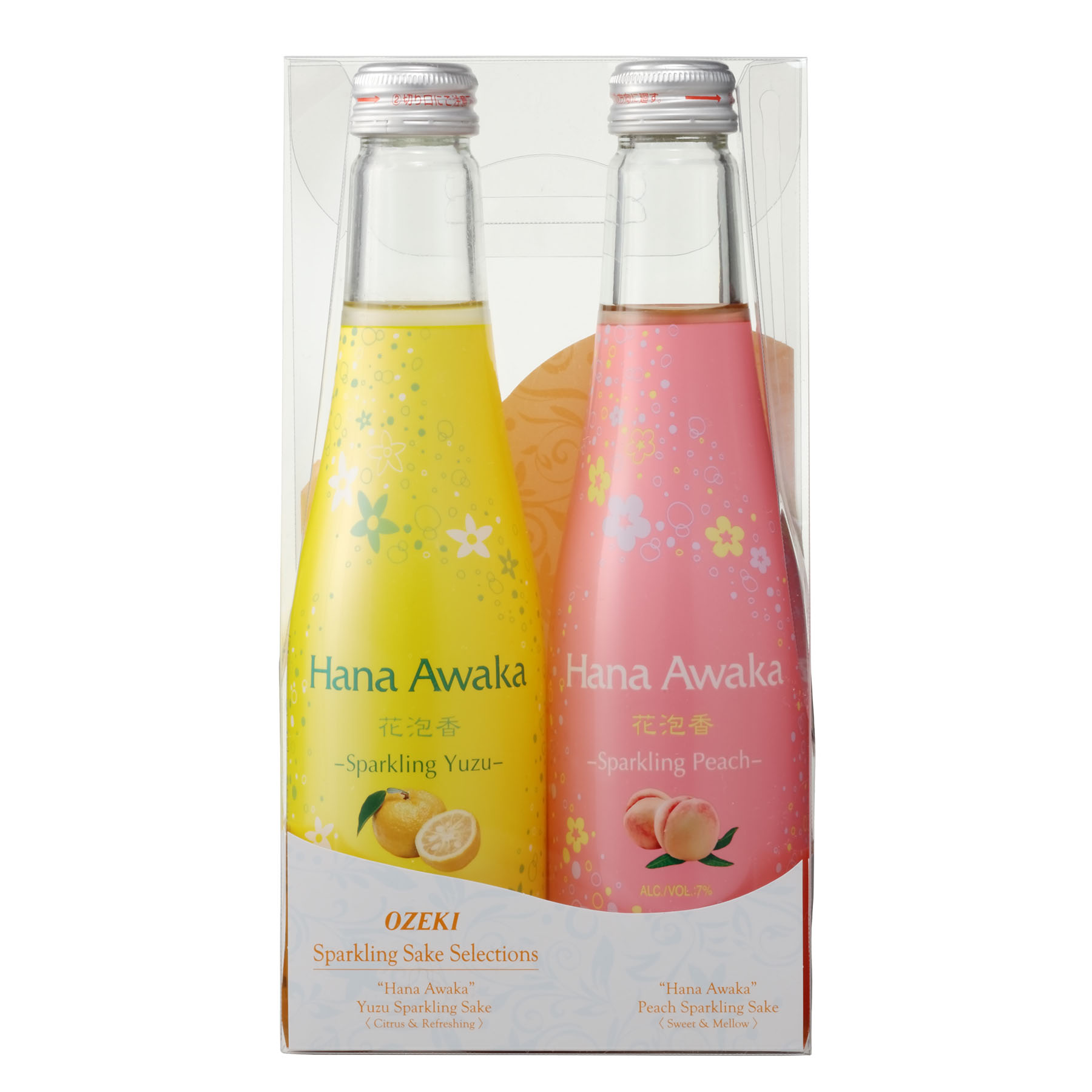 OZEKI HANA AWAKA SPARKLING P&Y 6/2/250ML