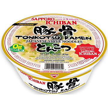 SAPPORO ICHIBAN TONKOTSU RAMEN BOWL 12/2.94 OZ