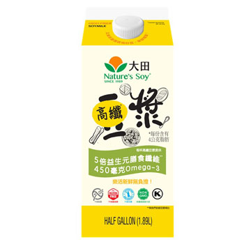 NATURE'S SOY L-SUGAR SOYMILK   6/0.5 GAL