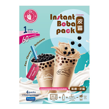 O'S BROWN SUGAR BOBA KIT 4P FROZEN 24/9.2 Z