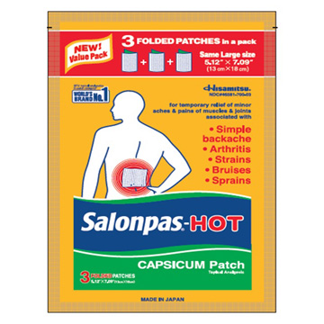 SALONPAS HOT CAPSICUM HP-333  12/12/3 PC