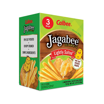 CALBEE JAGABEE LIGHTLY SALTED 3P12/3.18Z