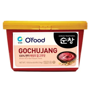 O'FOOD BRWN RICE RED PEPPER PASTE 4/6.6#
