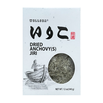 WELLSEA DRIED ANCHOVY JIRI S 12/12.00 OZ