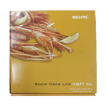 WELPAC  SNOW CRAB MEAT LEG IQF 5L WLD  12/2 #
