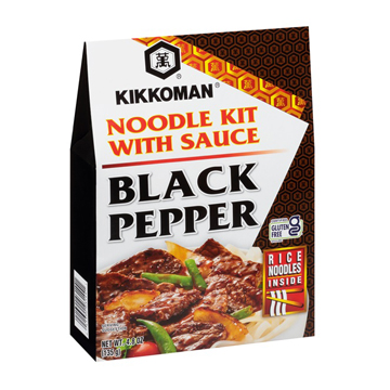 KIKKOMAN BLACK PEPPER NOODLE KIT W/SCE 6/4.80 OZ