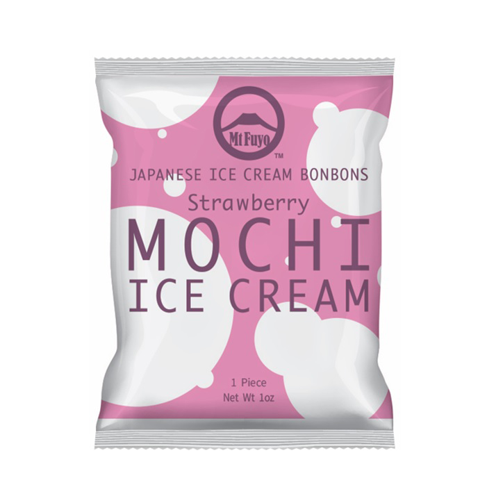 MT FUYO MOCHI ICE CREAM STRAWBERRY 48/1Z - JFC International