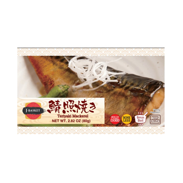 J-BASKET  TERIYAKI MACKEREL SABA     50/2.82 OZ