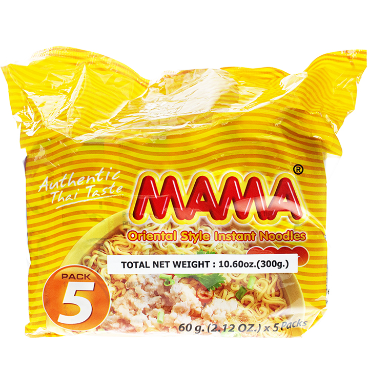 MAMA INST NOODLE PORK 5P         6/10.60 OZ