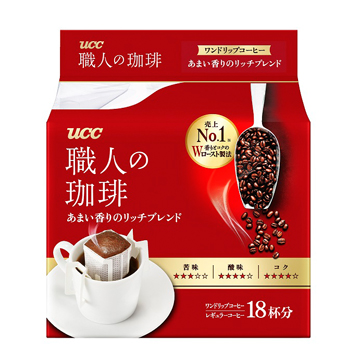 UCC COFFEE DRIP RICH BLEND 18P 2/6/4.44Z