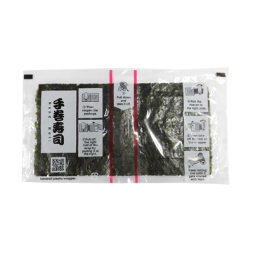 NAGAI SUSHI NORI OH TEMAKI FILM HALF 10/100SHT