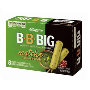 B.B. BIG MATCHA ICE BAR  8P   8/18.90 FZ