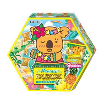 LOTTE KOALA'S MARCH PINEAPPLE 9P 10/3.8Z