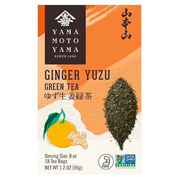 YMY GINGER YUZU GREEN TEA BAG   6/18 BAG