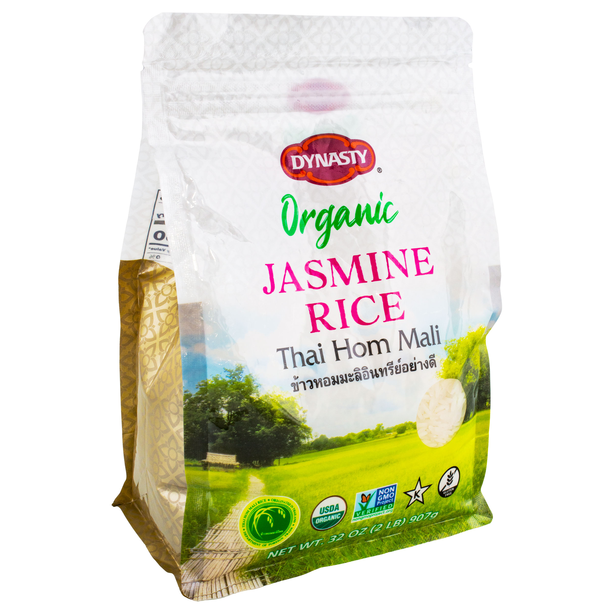 DYNASTY ORGANIC JASMINE RICE          12/2.00 #