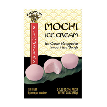 MIKAWAYA MOCHI ICE STRAWBERRY 12/7.50 OZ