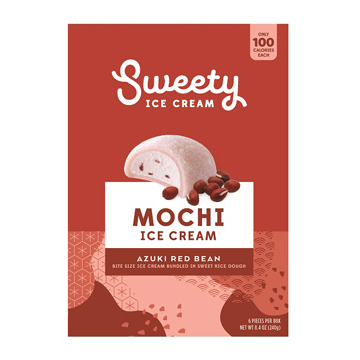 SWEETY MOCHI ICE AZUKI RED BEAN 6/8.4 OZ
