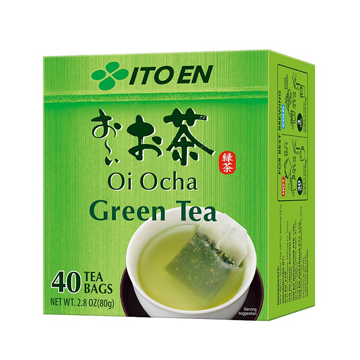 ITOEN OOI OCHA GREEN TEA BAG 40P 6/2.80 OZ