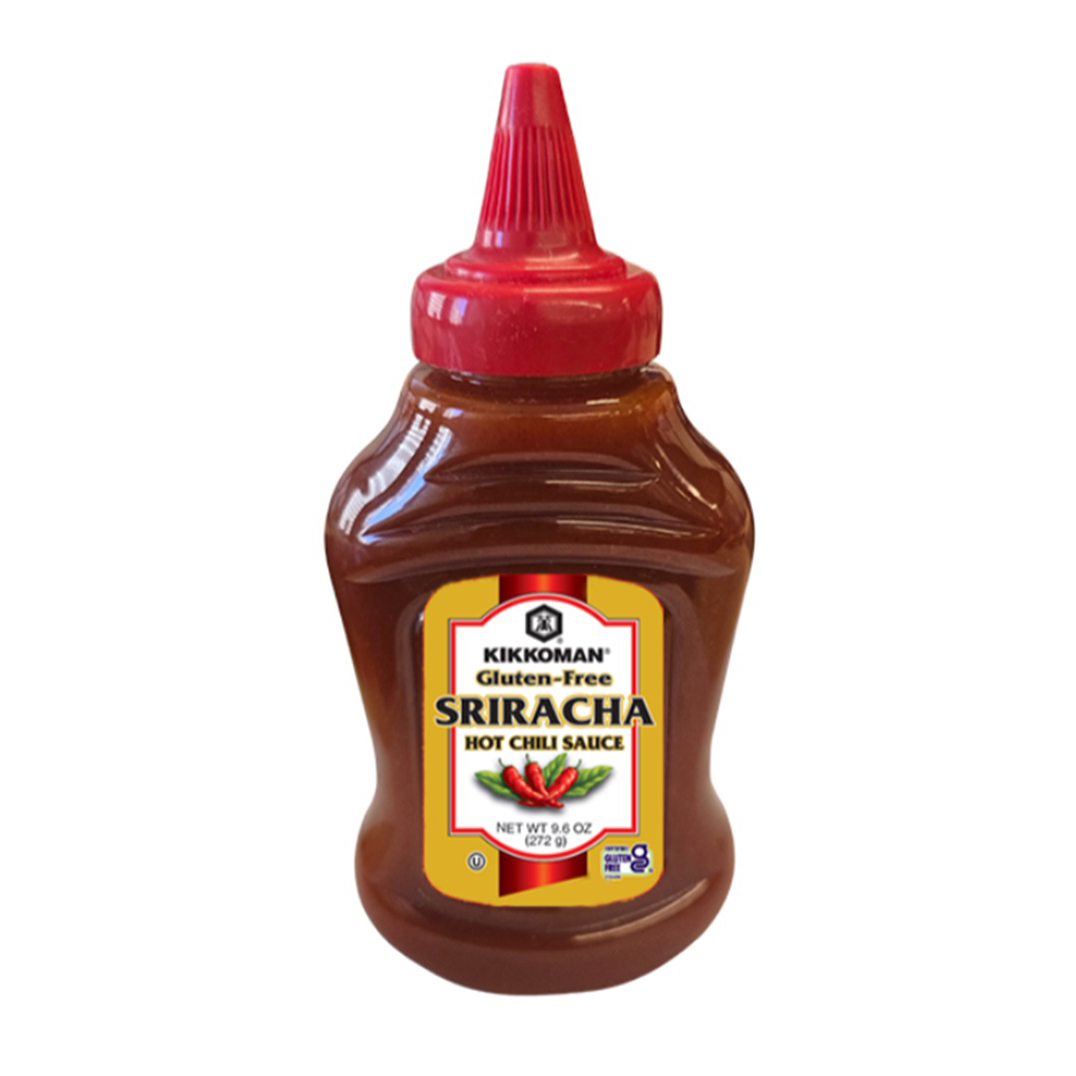 KIKKOMAN GLUTEN FREE SRIRACHA HOT CHILI  SAUCE   12/9.60 OZ
