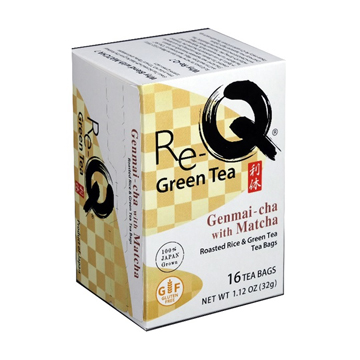 MAEDA RE-Q GENMAI TEA BAG W/MATCHA6/16PK