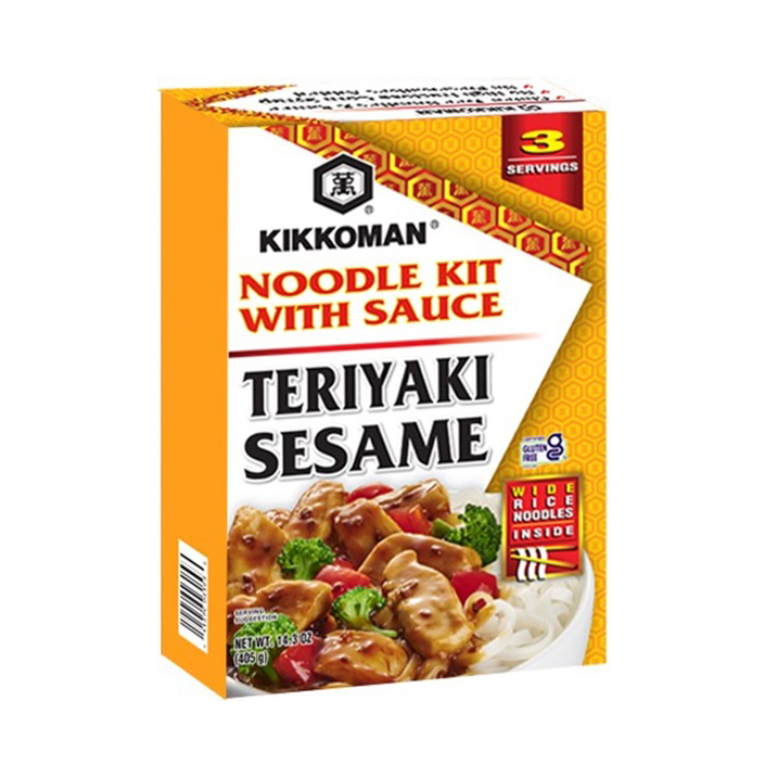 KIKKOMAN GLUTEN FREE TERIYAKI SESAME NOODLE KIT W/SAUCE 6/13.30 OZ