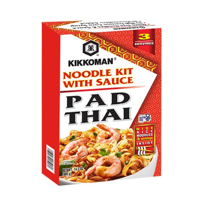 KIKKOMAN GLUTEN FREE PAD THAI RICE NOODLE KIT W/SAUCE     6/13.30 OZ