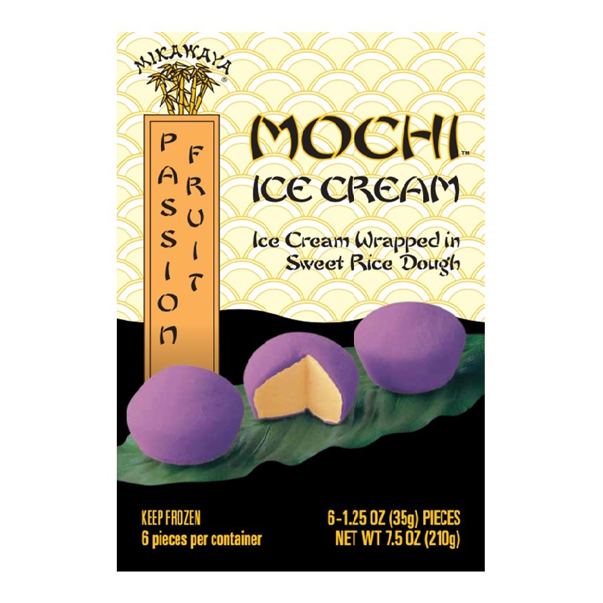 MIKAWAYA MOCHI ICE PASSION FRUIT 12/7.5Z