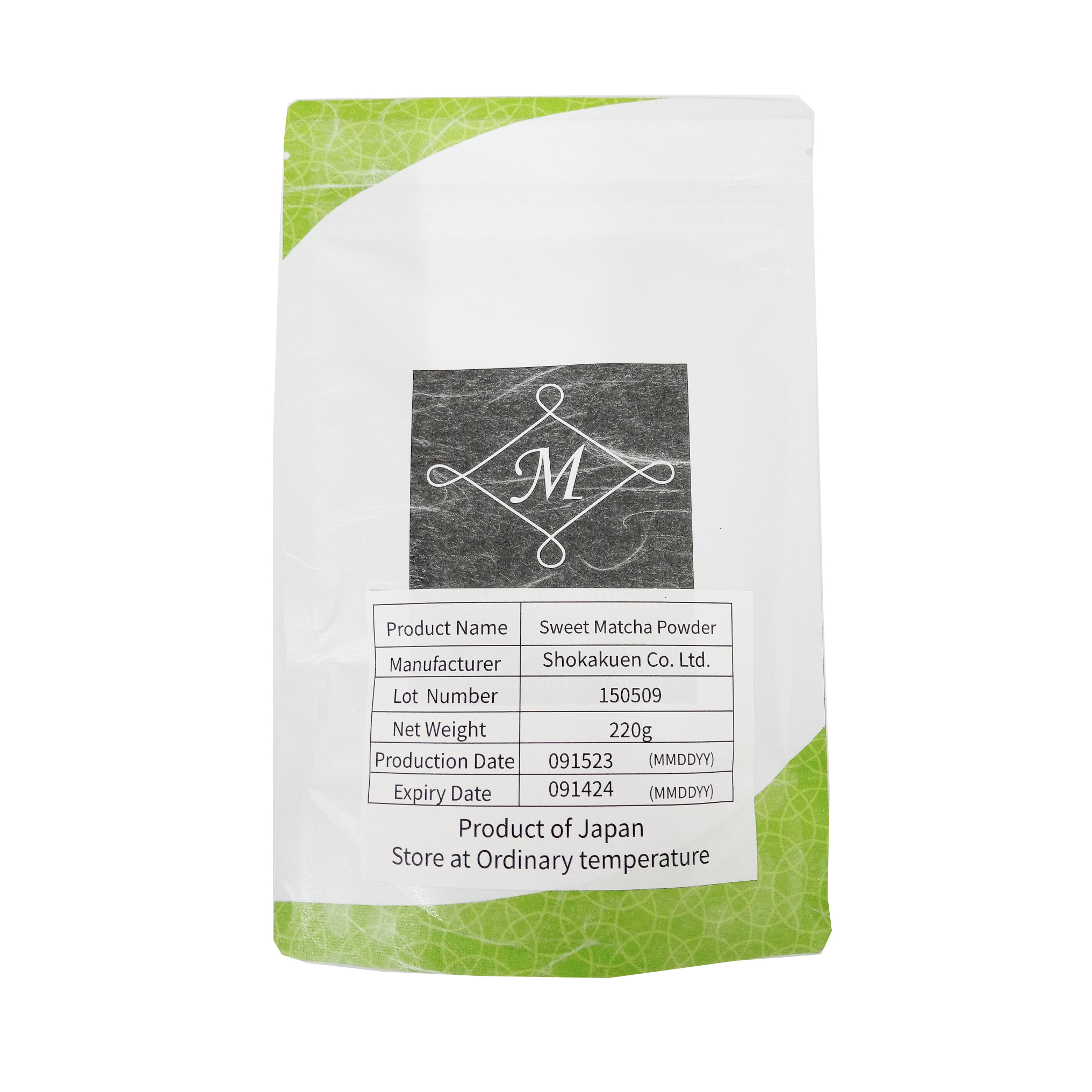 SHOKAKUEN MATCHA LATTE POWDER 36/7.75 OZ