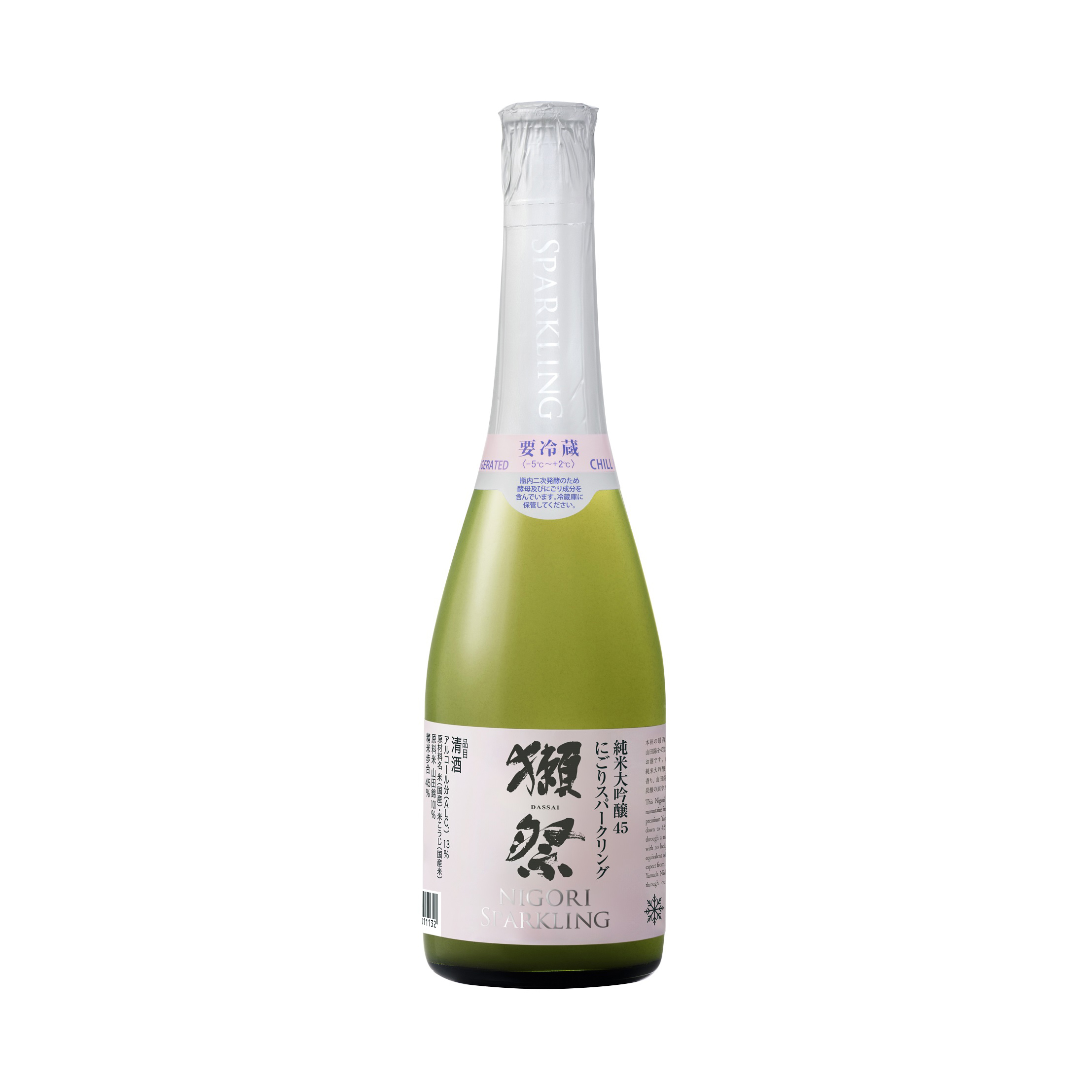 DASSAI NIGORI SPARKLING 45 JDGJ 12/360ML