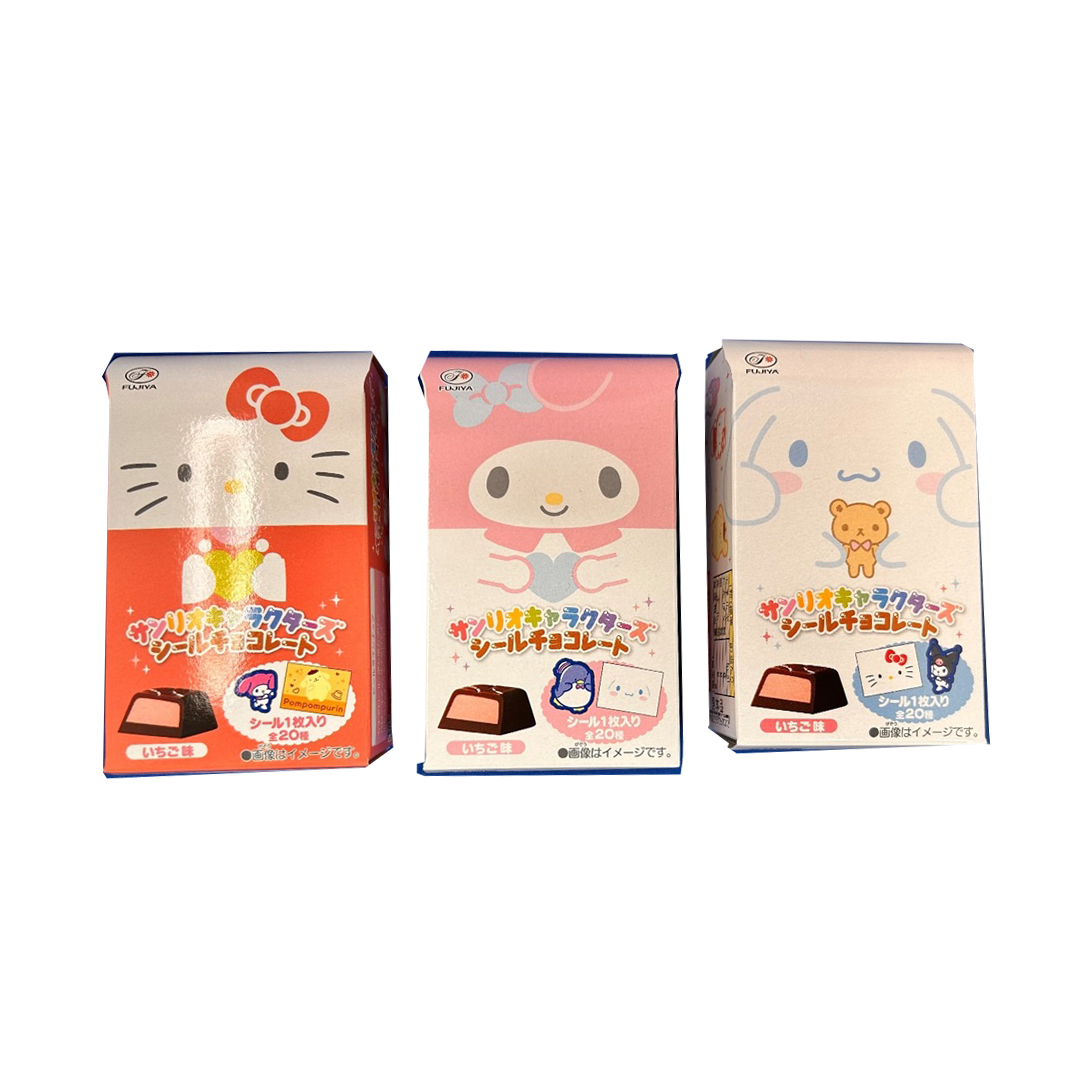 FUJIYA SANRIO CHARACTERS CHOCOLATE 5P 12/10/0.70 OZ