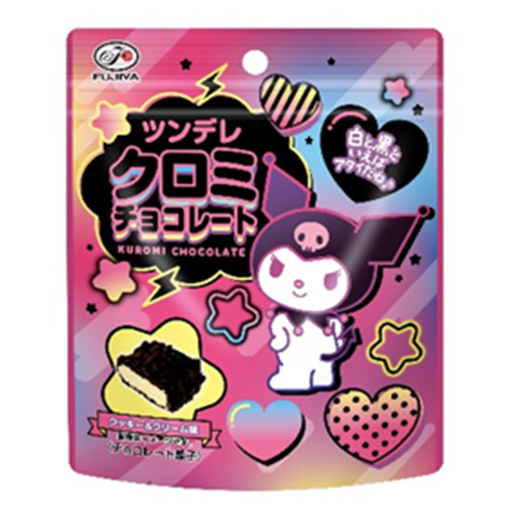 FUJIYA TSUNDERE KUROMI CHOCOLATE STAND PACK 12/6/1.40 OZ