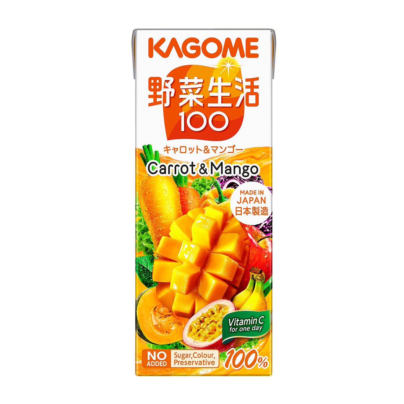 KOGAME YASAI VEGETABLE SEIKATSU CARROT & MANGO JUICE 2/12/6.76 FZ