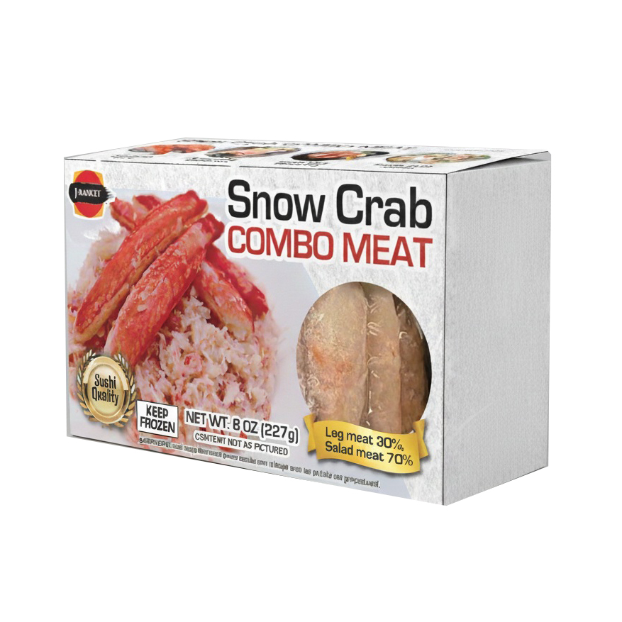 J-BASKET SNOW CRAB MEAT COMBO WILD INDONESIA 6/10/8.00 OZ