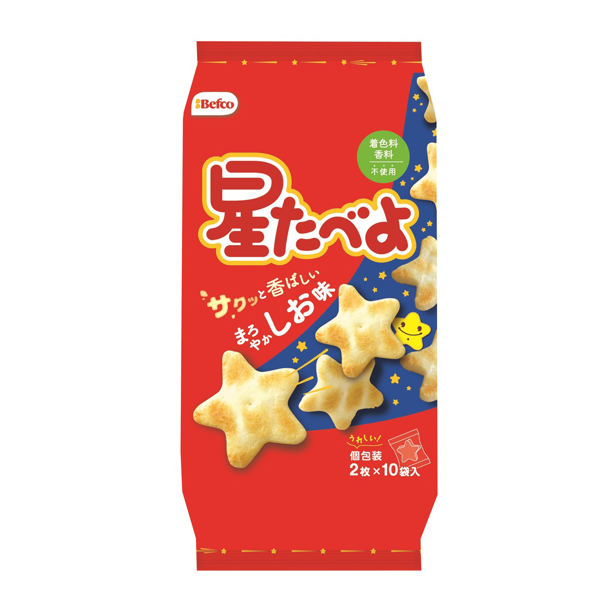 BEFCO HOSHI TABEYO ARARE SHIO SALT AJI 2 X 10PC 2/2.32 OZ