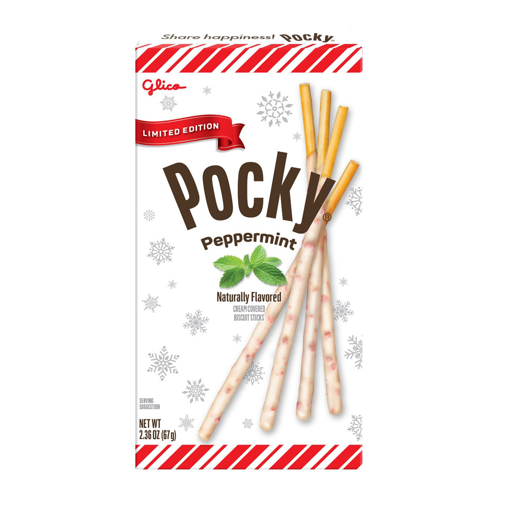 GLICO POCKY PEPPERMINT     12/10/2.36 OZ