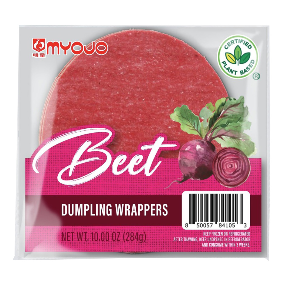 MYOJO GYOZA WRAP BEET 84105  16/10.00 OZ