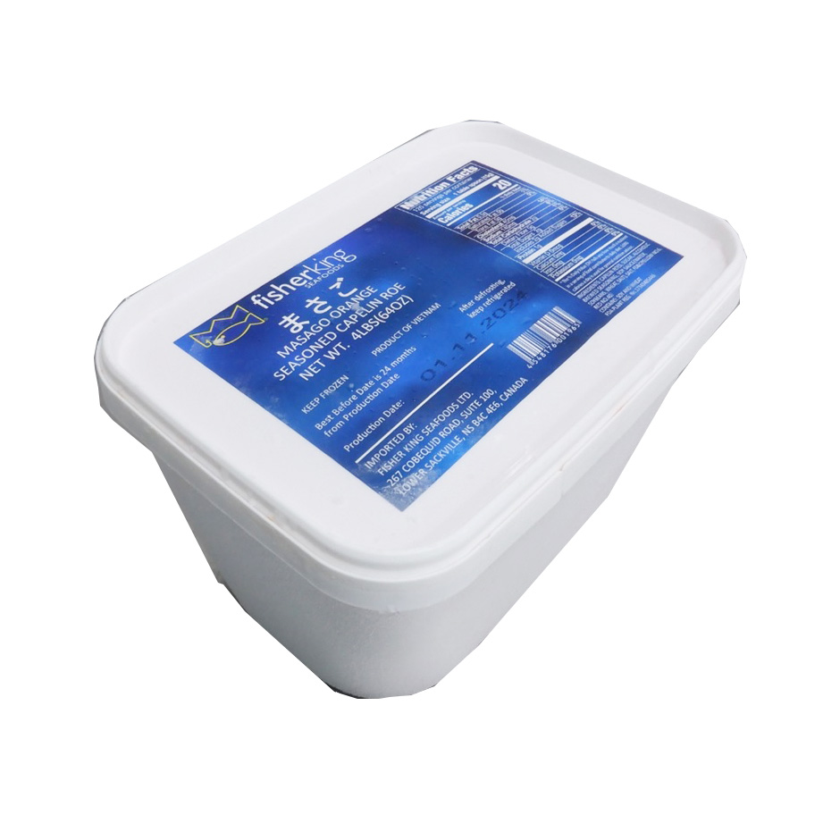 FISHER KING SEAFOODS MASAGO ORANGE WLD VIETNAM      4/4.00 #
