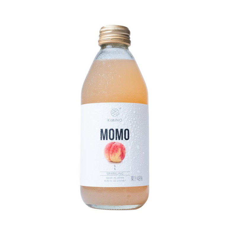 KIMINO SPARKLING MOMO PEACH JUICE   12/8.45 FZ