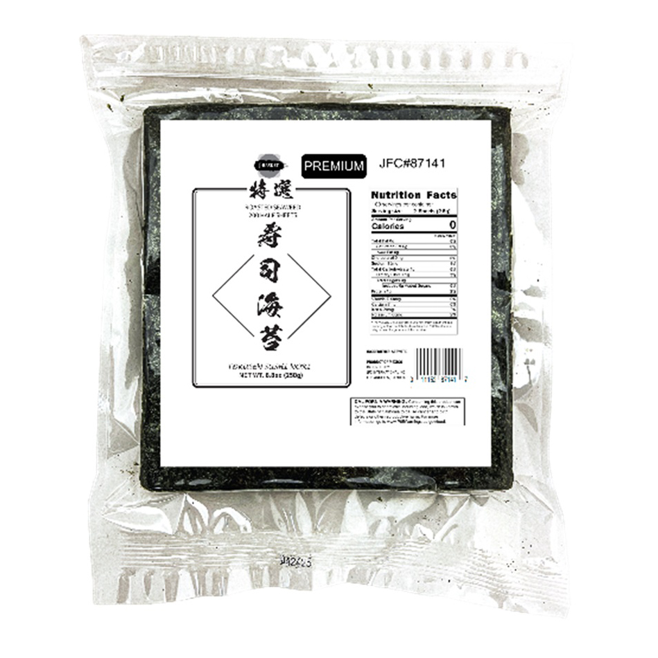 J-BASKET SUSHI NORI PREMIUM M HALF   5/200 SHT
