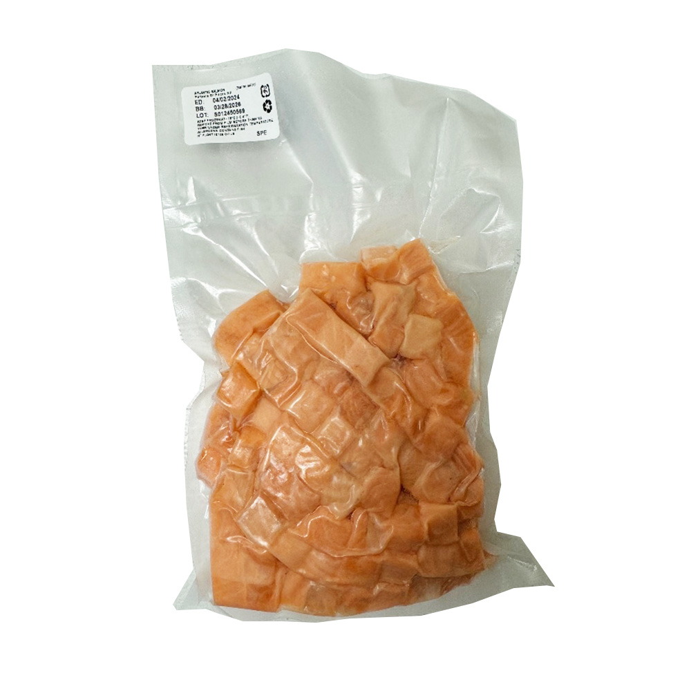 CONGELADOS ATLANTIC SALMON CUBE 1.5CM FRAM  CHILE  10/1.00 #