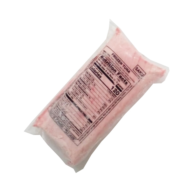 SRS BALI ONE YELLOWFIN PREMIUM TUNA SAKU AAA (W) 8-12CM CO INDONESIA 2/11.00 #
