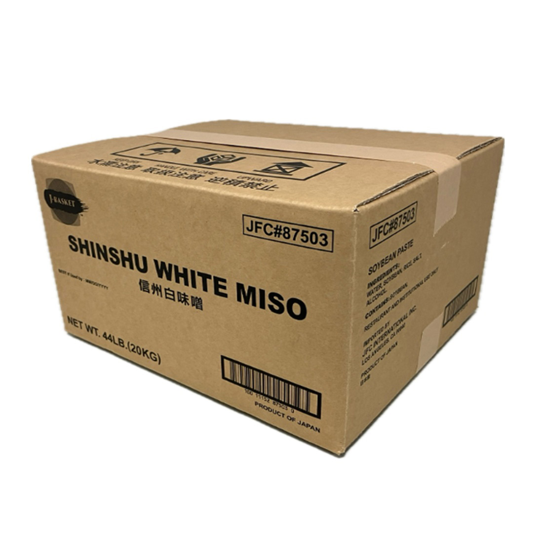 JB SHINSHU WHITE MISO            44.00 #