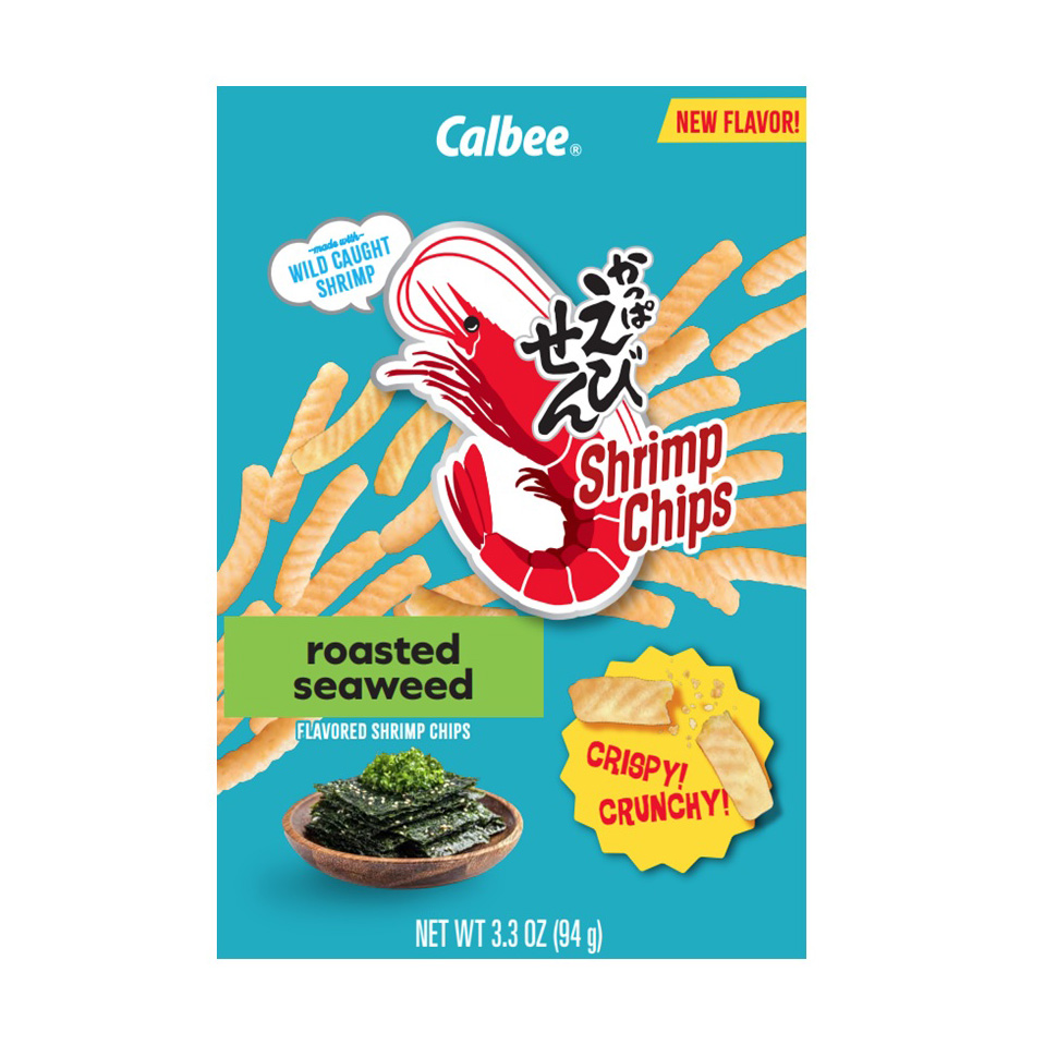 CALBEE SHRIMP CHIPS SEAWEED   12/3.30 OZ