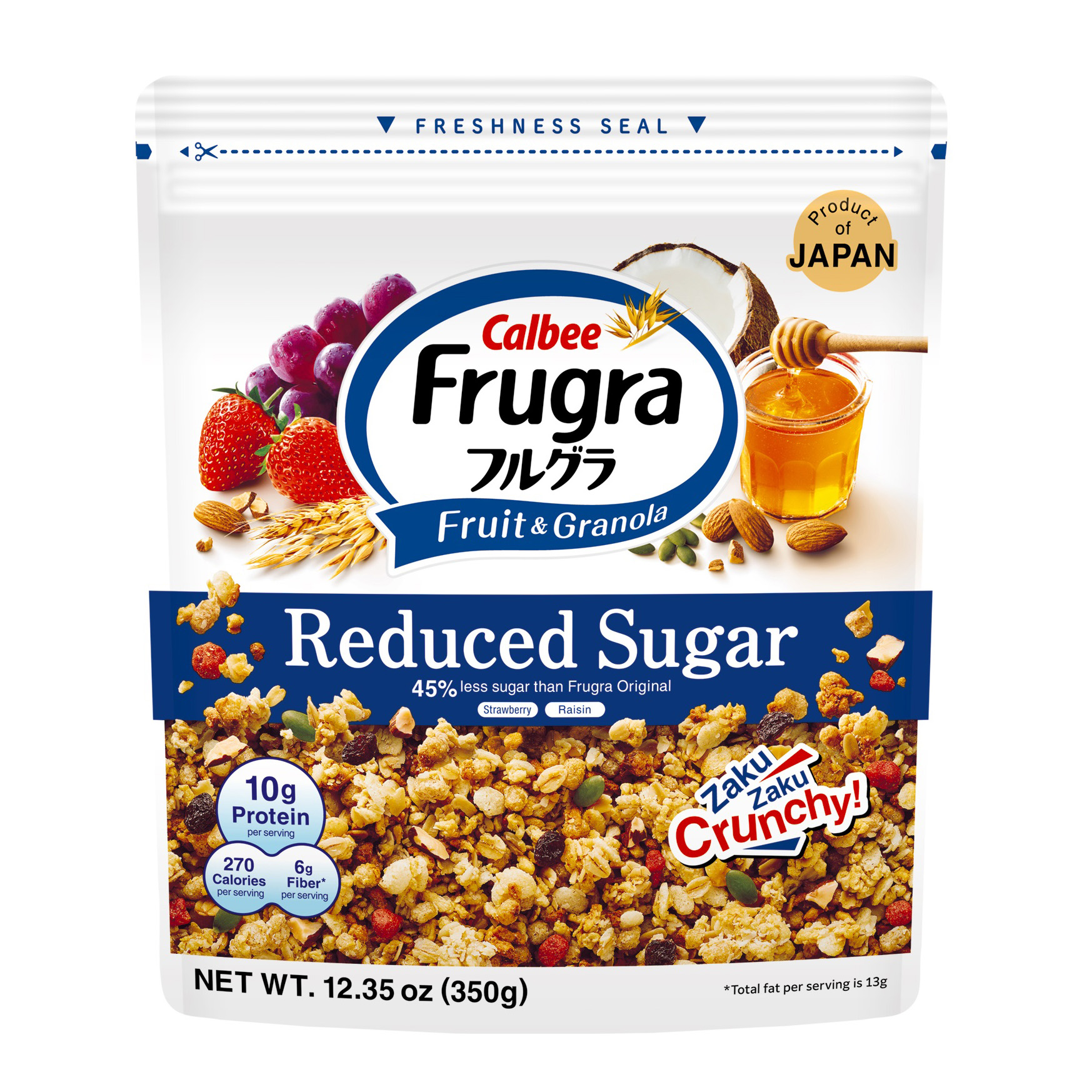 CALBEE FRUGRA REDUCED SUGAR   8/12.35 OZ
