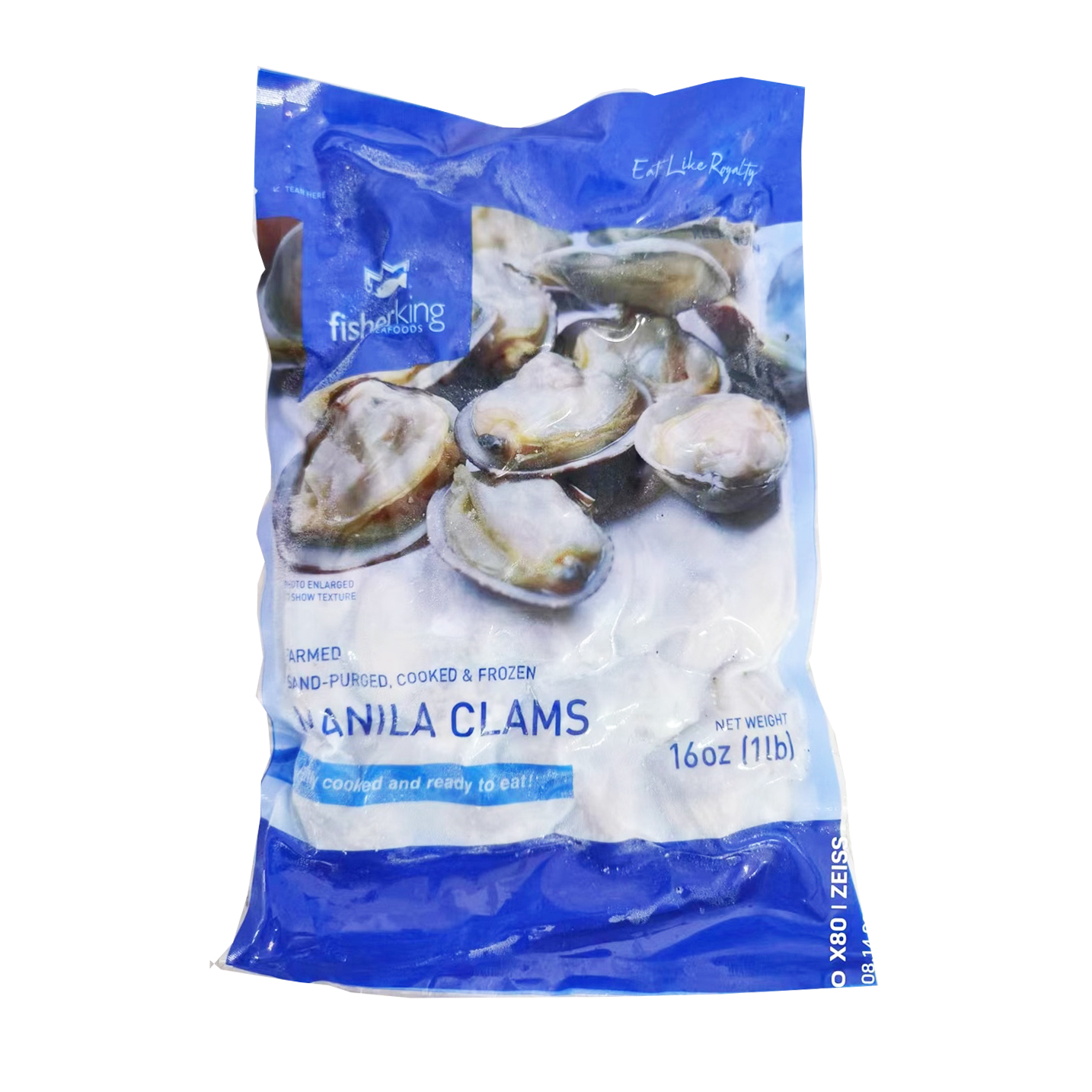 FKS COOKED ASARI W/SHELL 31-40 MANILA CLAM  FARN CHINA  20/1.00 #