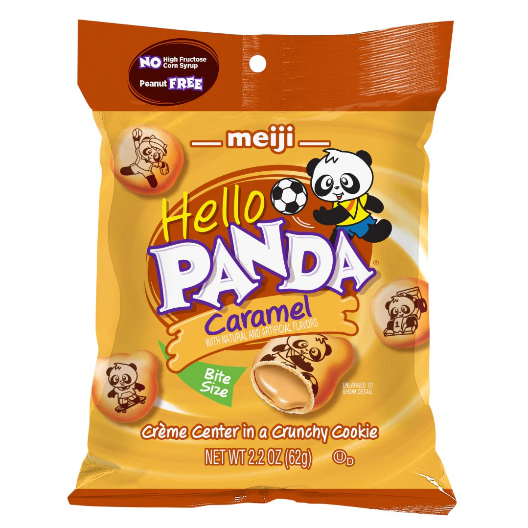 MEIJI HELLO PANDA CARAMEL    4/6/2.20 OZ