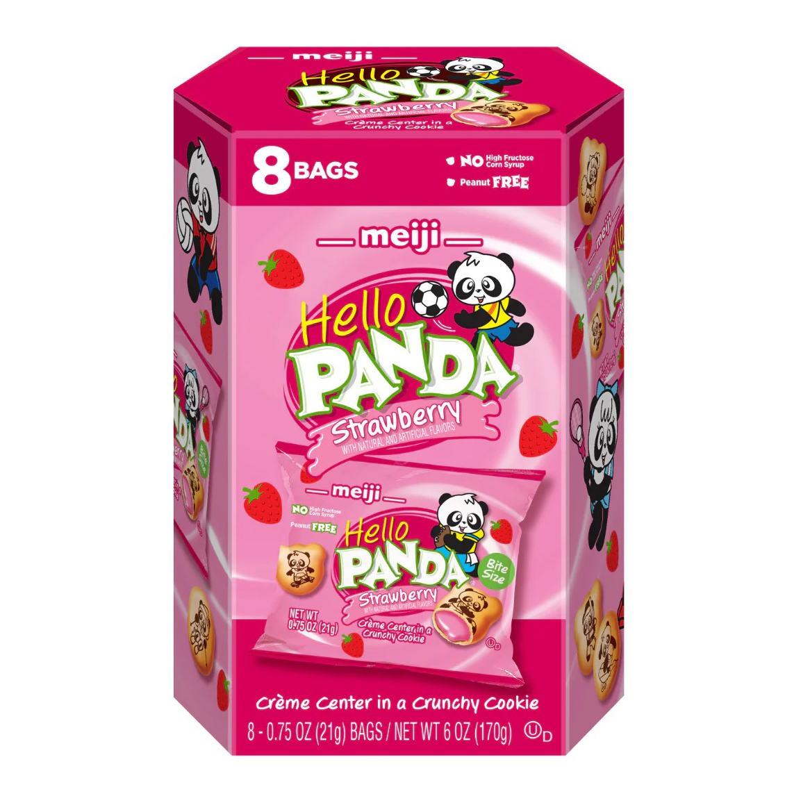 MEIJI HELLO PANDA STRAWBERRY 8P 8/6.00 Z