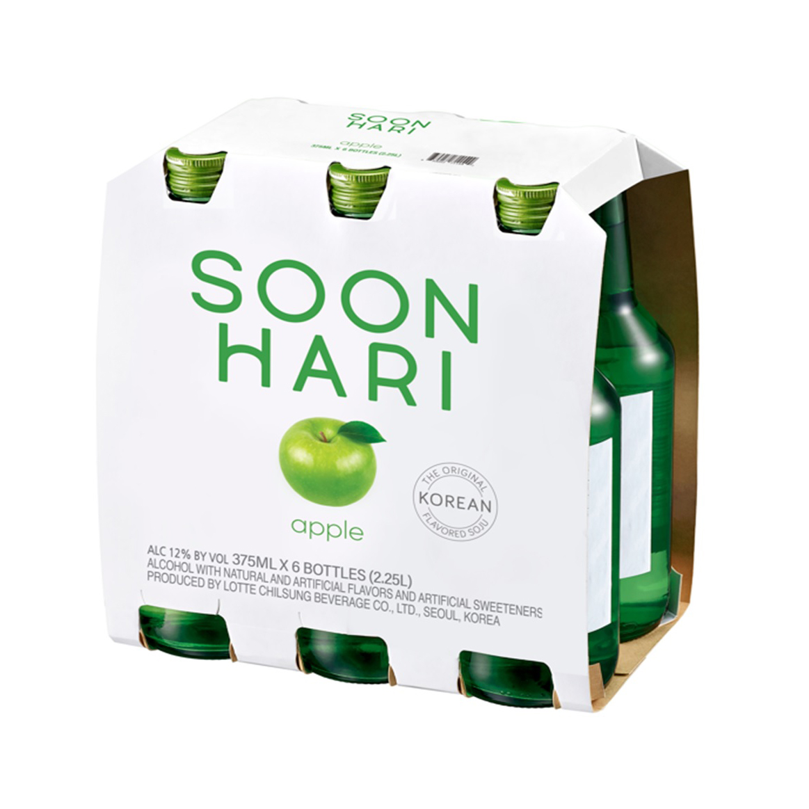 SOON HARI APPLE (SOJU)        4/6/375 ML