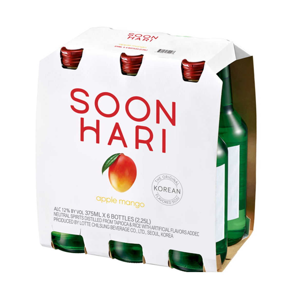SOON HARI APPLE MANGO (SOJU)  4/6/375 ML