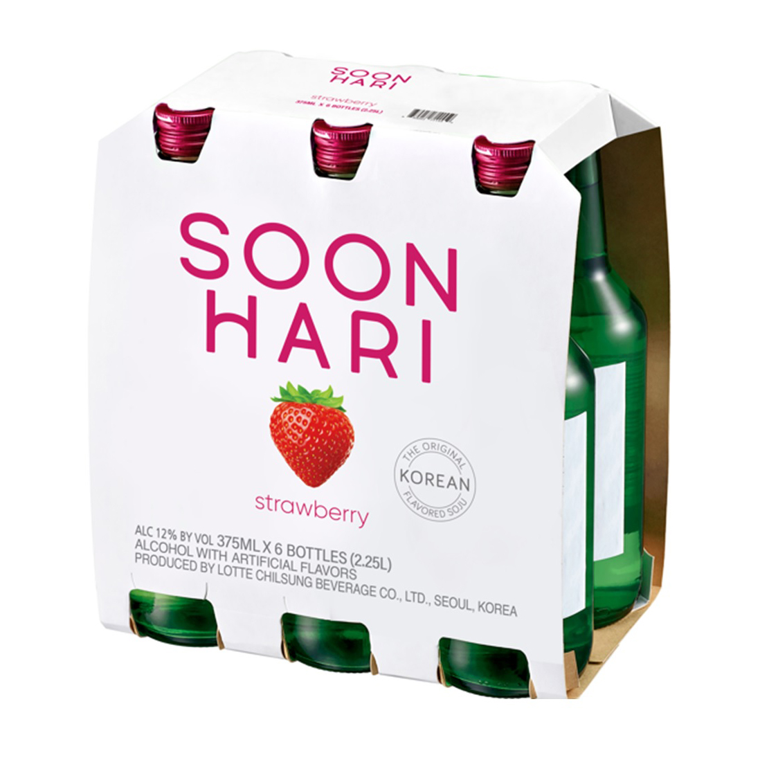 SOON HARI STRAWBERRY (SOJU)   4/6/375 ML